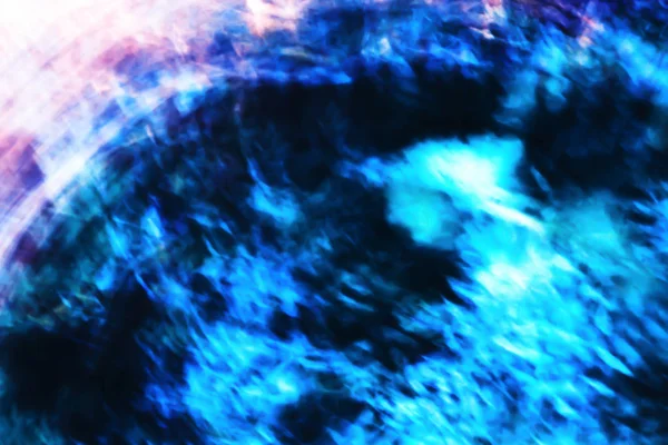Horizontal lebhaft blau lila Bewegungsunschärfe Abstraktion — Stockfoto