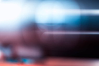 Yatay fütüristik parlayan bokeh arka plan