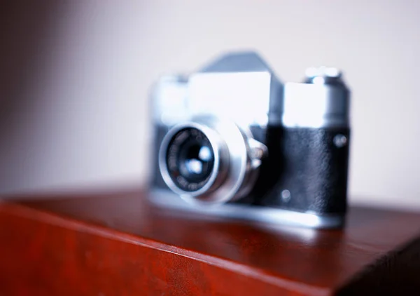 Vintage φωτογραφική μηχανή αποστασιόμετρο bokeh φόντο — Φωτογραφία Αρχείου