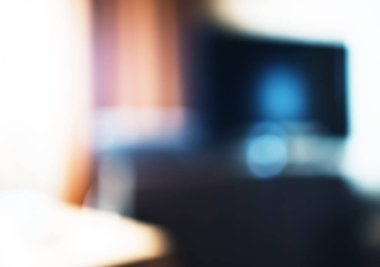 Oda bokeh arka plan içinde TV