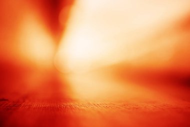 Büyük bokeh arka plan ile yatay dof yüzey