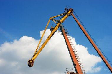 Endüstriyel vinç arka plan