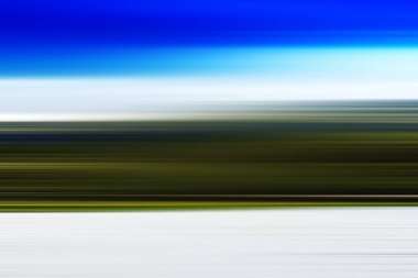 Yatay hareket bulanıklığı manzara arka plan