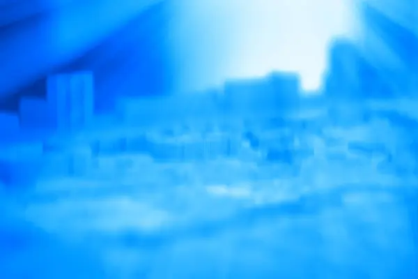 Horisontella staden mockup med ljus läcka illustration bakgrund — Stockfoto