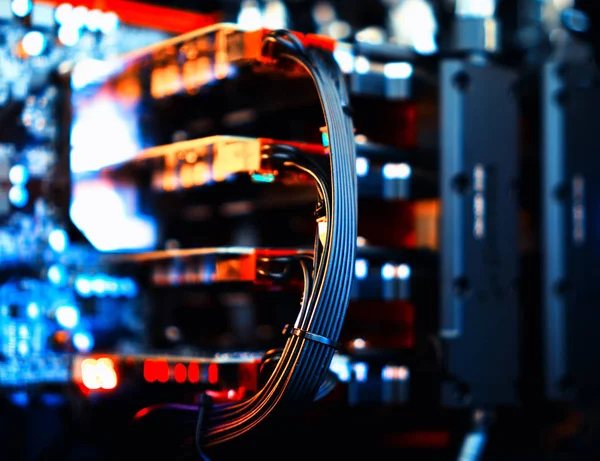 Yatay canlı video kartları SLI bokeh arka plan zemin