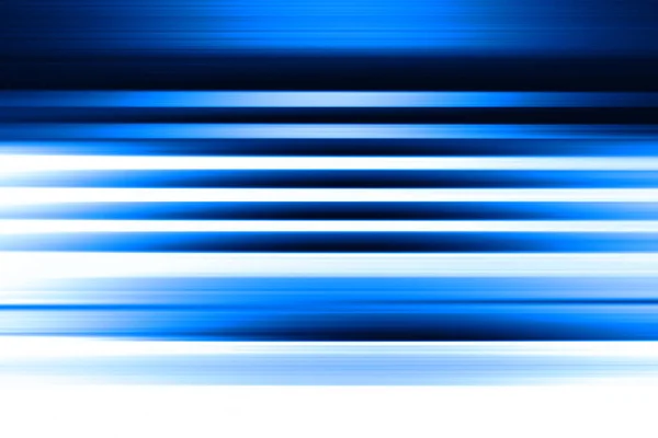 Horisontella blå rörelseoskärpa abstrakt bakgrund — Stockfoto