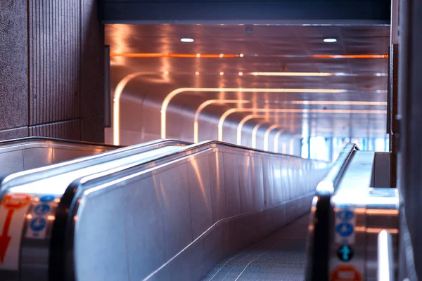Instagram Noruega metro escada fundo — Fotografia de Stock