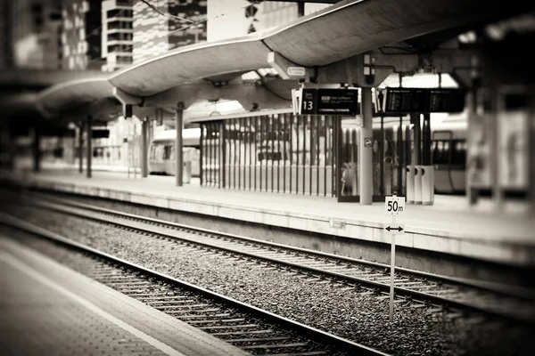 Осло залізничний транспорт станції сепія фону — стокове фото