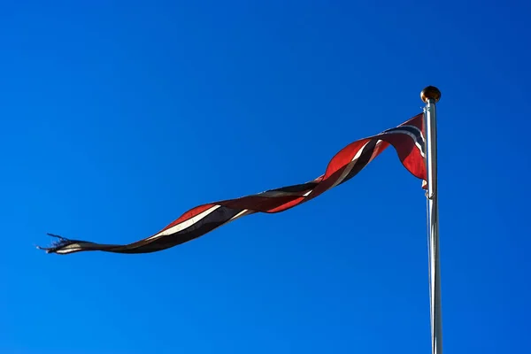 Ondeando fondo bandera de Noruega —  Fotos de Stock