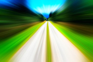 Norveç countyside yaz yol arka plan