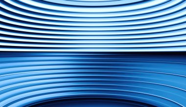 Yatay mavi eğri bölme resimde arka plan