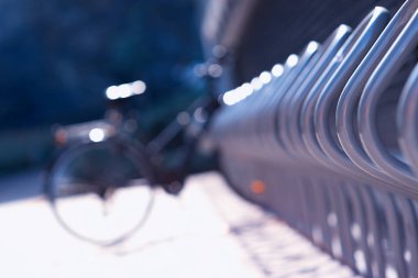 Norveç Bisiklet Park Bahçe arka plan