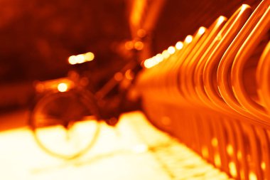 Norveç günbatımı Bisiklet Park Bahçe arka plan