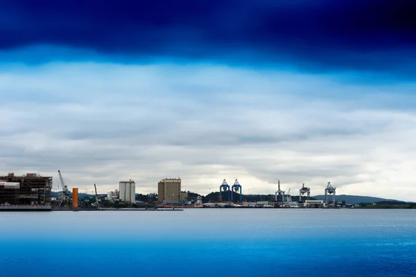 Pozadí panoráma města Oslo — Stock fotografie