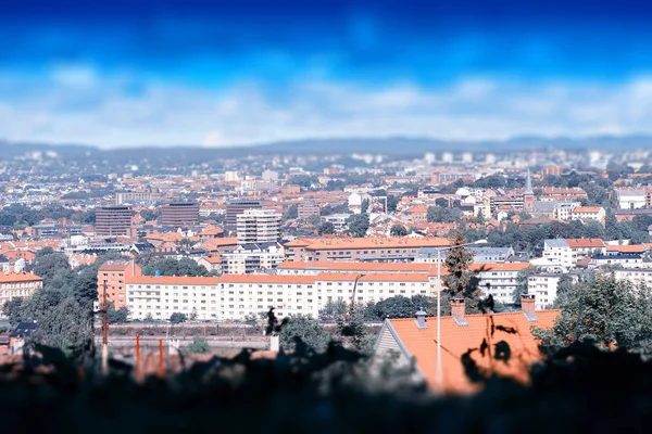 Oslo şehir cityscape arka plan