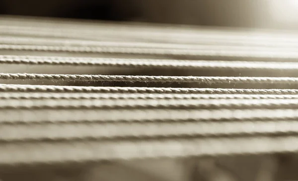 Horizontal Sepia Seil Detail Bokeh Hintergrund — Stockfoto