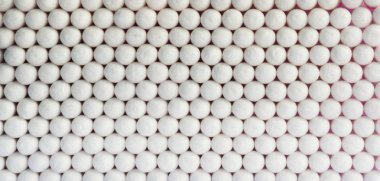 Yatay canlı beyaz topu küreler iş tıp abstracti