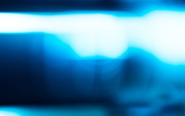 Yatay mavi parlak bokeh arka plan