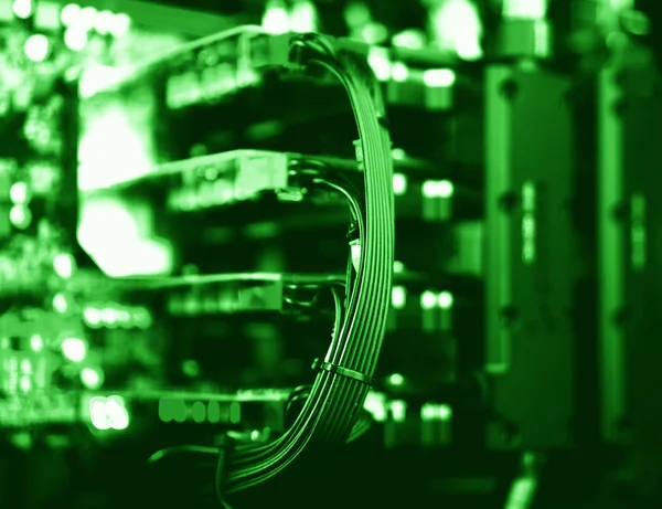 Yatay canlı yeşil ekran kartları SLI bokeh arka plan backdr