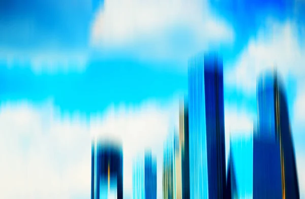 Instagram filtert Wolkenkratzer abstrakten Hintergrund — Stockfoto