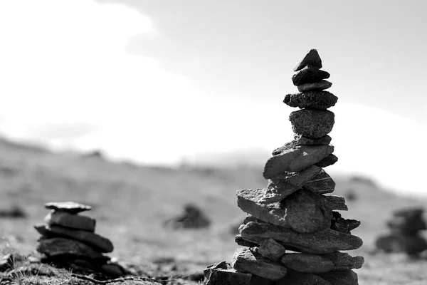 Норвегія дзен камені над Топ фону — стокове фото
