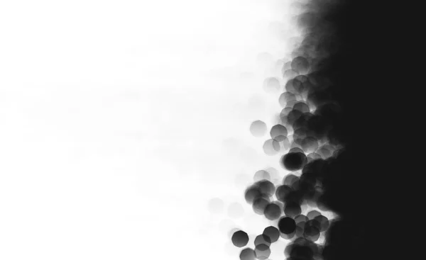 Правый выровненный черный и белый фон bokeh — стоковое фото