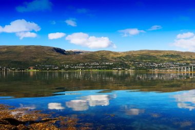 Norveç topluluk manzara arka plan