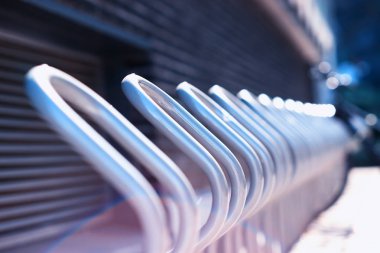 Norveç Bisiklet Park Bahçe arka plan boş