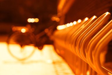 Norveç günbatımı Bisiklet Park Bahçe arka plan