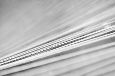 Çapraz siyah beyaz ip bokeh zemin