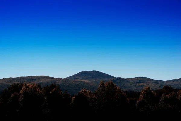 Simple mountain peak landscape background