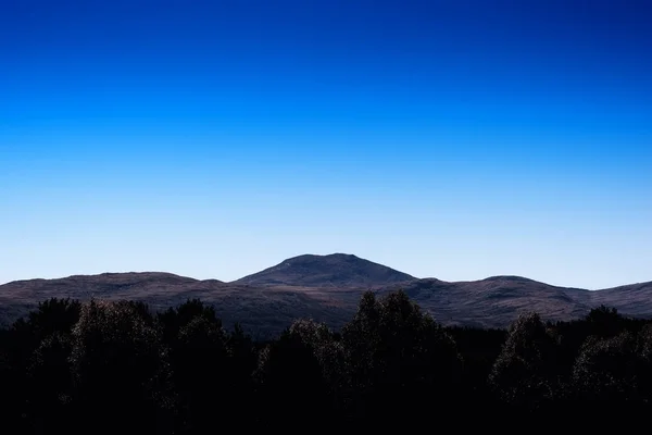 Simple mountain peak landscape background