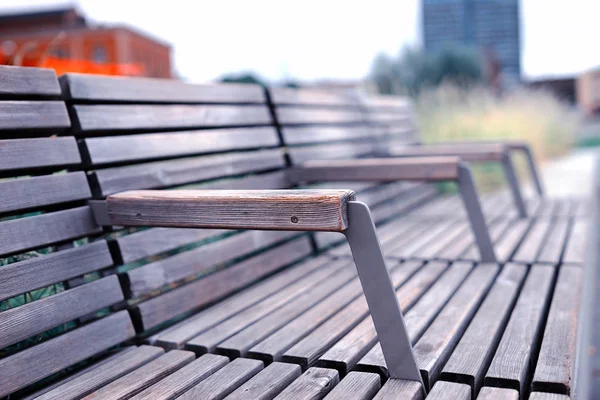 Oslo banquettes en bois minimalistes fond — Photo