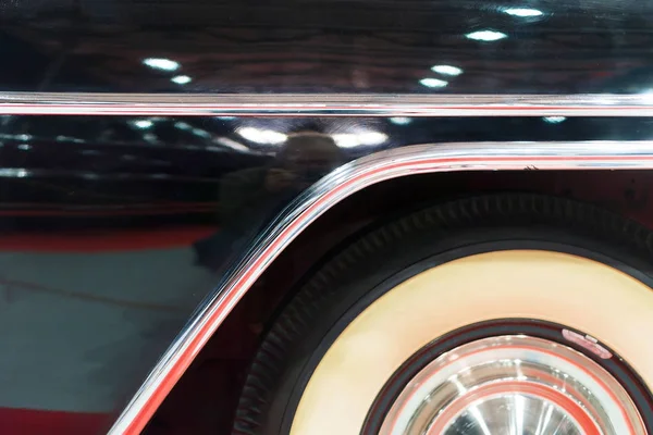 Horizontal Retro Auto Detail Hintergrund — Stockfoto