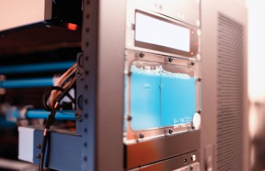 İç yüksek performanslı iş istasyonu bilgisayar arka plan