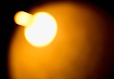 Soyut office lamba ışık turuncu nokta zemin ile