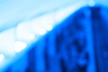 Mavi çapraz Moskova metro bokeh arka plan