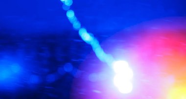 Çapraz bokeh kar hafif sızıntı arka plan ile