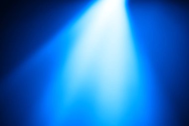 Çapraz mavi ışık sızıntısı bokeh arka plan