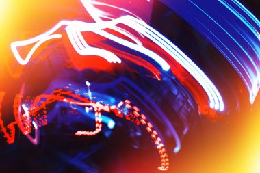 Hafif sızıntı zemin ile canlı ışık aydınlatma lazer izlemeler