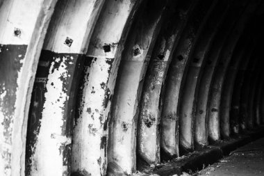 Çapraz cyberpunk askeri kasa bokeh arka plan