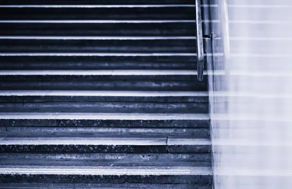 Vintage blueish yatay jaggies merdiven zemin