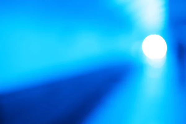Diagonal punto brillante con luces azules fondo bokeh —  Fotos de Stock
