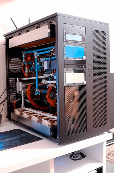 Yüksek performanslı iş istasyonu bilgisayar arka plan