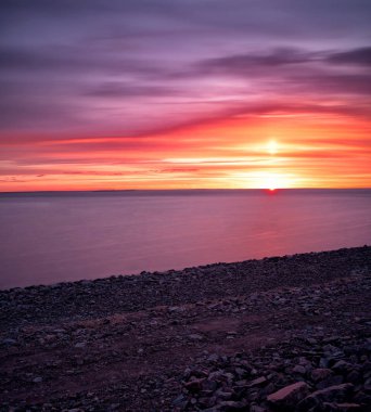 Uzun pozlama günbatımı