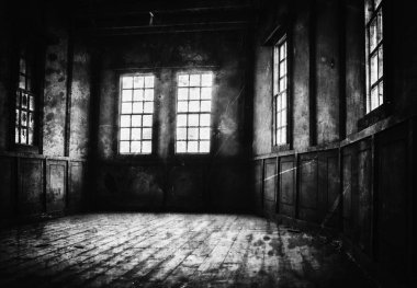 Yatay siyah beyaz vahşi batı dekorasyon arka plan backd