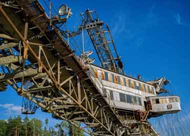 Yatay Cyberpunk endüstriyel makine arka plan zemin