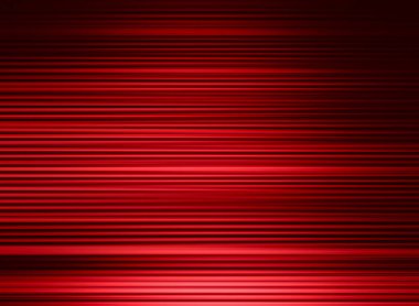 Geri dokulu yatay canlı kırmızı çizgiler iş sunumu