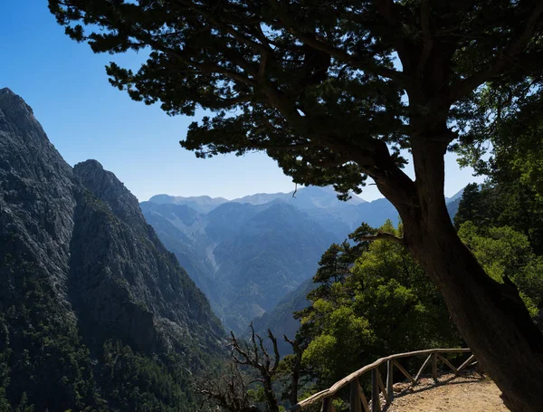 Yatay canlı yaz Yunanistan dağlar manzara arka plan ba