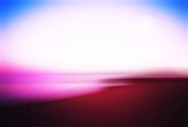 Horizontální dramatické růžový západ slunce na jezeře rozmazané abstraktní backgro — Stock fotografie
